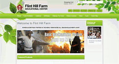 Desktop Screenshot of flinthill-farm.org